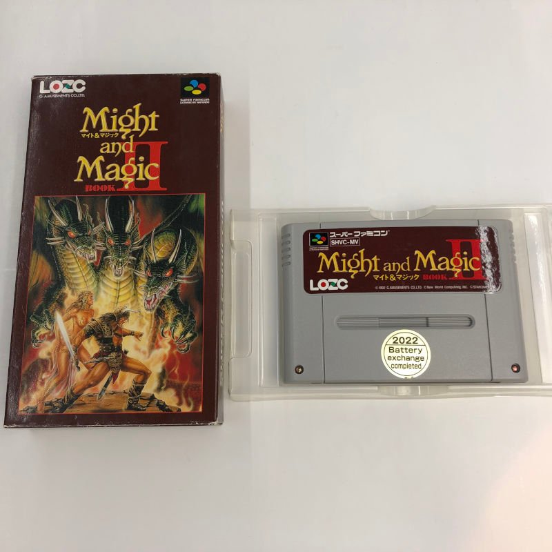 入手困難 SFC マイト マジック BOOK2 電池交換済み aob.adv.br